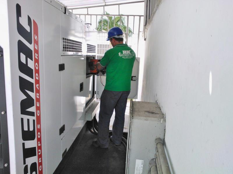 Manutenção preventiva geradores